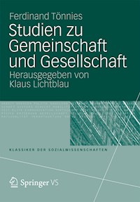 Studien zu Gemeinschaft und Gesellschaft - Ferdinand Tönnies - E-Book