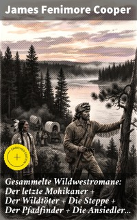 Gesammelte Wildwestromane: Der letzte Mohikaner + Der Wildtöter + Die Steppe + Der Pfadfinder + Die Ansiedler... - James Fenimore Cooper - E-Book