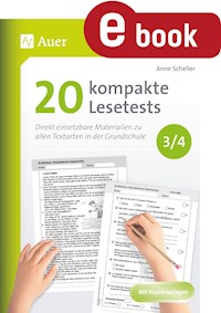 20 kompakte Lesetests für Klasse 3/4 - Anne Scheller - E-Book