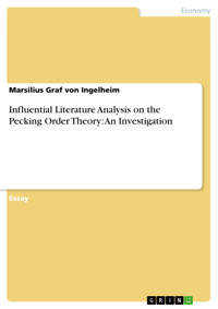 Influential Literature Analysis on the Pecking Order Theory: An Investigation - Marsilius Graf von Ingelheim - E-Book