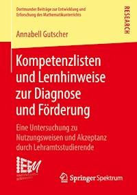 Kompetenzlisten und Lernhinweise zur Diagnose und Förderung - Annabell Gutscher - E-Book