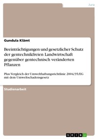 Beeinträchtigungen und gesetzlicher Schutz der gentechnikfreien Landwirtschaft gegenüber gentechnisch veränderten Pflanzen - Gundula Klämt - E-Book