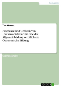 Potenziale und Grenzen von „Praxiskontakten“ für eine der Allgemeinbildung verpflichtete Ökonomische Bildung - Tim Wamer - E-Book
