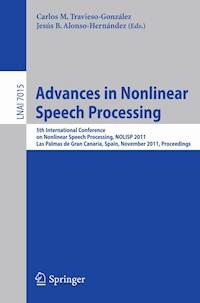 Advances in Nonlinear Speech Processing -  - E-Book