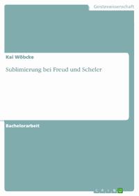 Sublimierung bei Freud und Scheler - Kai Wöbcke - E-Book