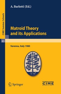 Matroid Theory and Its Applications -  - E-Book