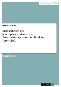 Möglichkeiten des lebensphasenorientierten Personalmanagements für die aktive Vaterschaft - Nora Stracke - E-Book
