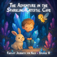 Fantasy Journeys for Kids, Episode 10: The Adventure in the Sparkling Crystal Cave (ungekürzt) - Claudia Schröder - Hörbuch