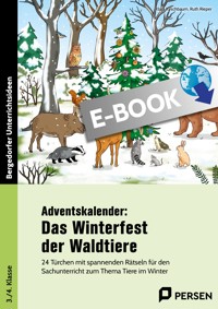 Adventskalender: Das Winterfest der Waldtiere - Klara Kirschbaum - E-Book