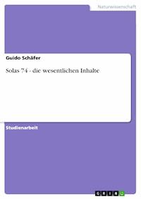 Solas 74 - die wesentlichen Inhalte - Guido Schäfer - E-Book