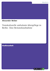Transkulturelle ambulante Altenpflege in Berlin - Eine Bestandsaufnahme - Alexander Weber - kostenlos E-Book