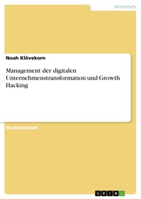 Management der digitalen Unternehmenstransformation und Growth Hacking - Noah Klövekorn - E-Book
