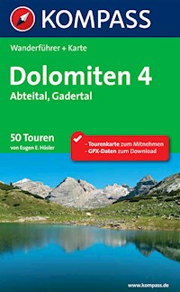 Kompass Wanderführer Dolomiten 4, Abteital, Gadertal -  - E-Book