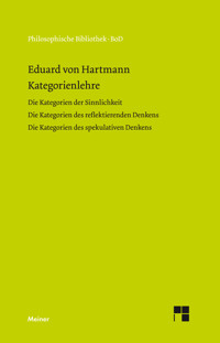 Kategorienlehre - Eduard von Hartmann - E-Book