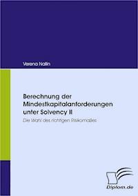 Berechnung der Mindestkapitalanforderungen unter Solvency II - Verena Nallin - E-Book
