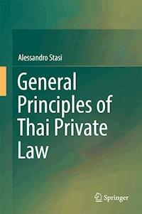 General Principles of Thai Private Law - Alessandro Stasi - E-Book