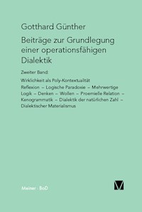 Beiträge zur Grundlegung einer operationsfähigen Dialektik (II) - Gotthard Günther - E-Book
