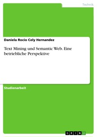 Text Mining und Semantic Web. Eine betriebliche Perspektive - Daniela Rocio Cely Hernandez - E-Book