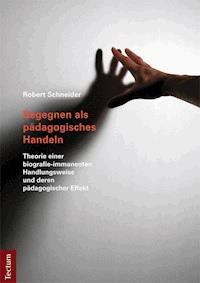 Begegnen als pädagogisches Handeln - Robert  Schneider - E-Book