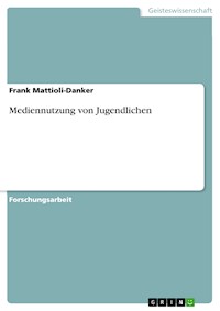 Mediennutzung von Jugendlichen - Frank Mattioli-Danker - E-Book