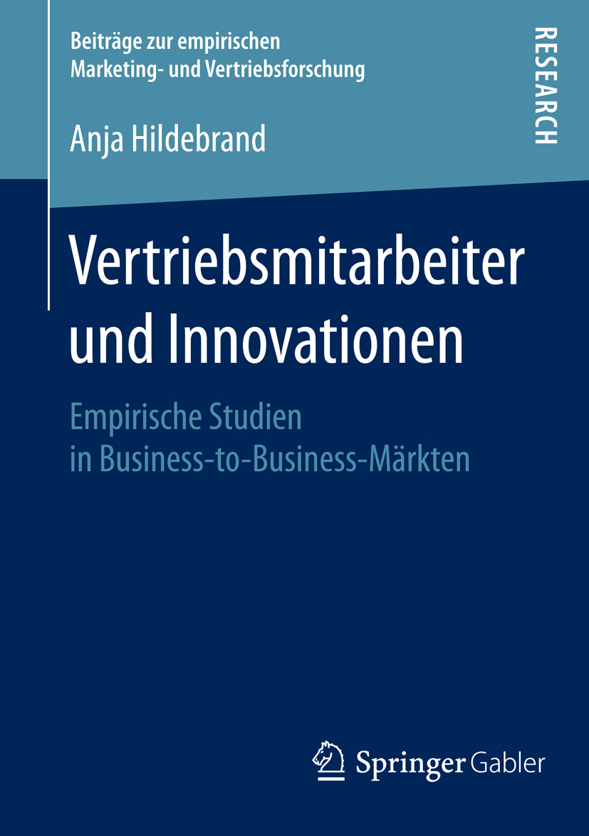 Vertriebsmitarbeiter und Innovationen - Anja Hildebrand - E-Book