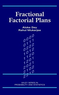 Fractional Factorial Plans - Aloke Dey - E-Book