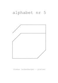 alphabet nr 5 - Thomas Laubenberger - Pletzer - E-Book