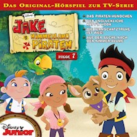07: Das Piraten-Hündchen / Der unglückliche Käpt'n Hook / Die Teamschatztruhe ist weg! / Auf der Suche nach der Nimmer-Blume (Hörspiel zur Disney TV-Serie) - Kevin Campbell - Hörbuch