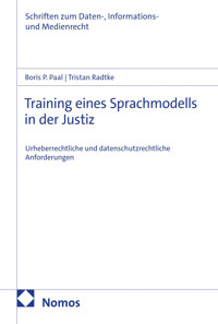 Training eines Sprachmodells in der Justiz - Boris P. Paal - kostenlos E-Book