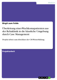 Überleitung eines Wachkomapatienten aus der Rehaklinik in die häusliche Umgebung durch Case Management - Birgit zum Felde - E-Book