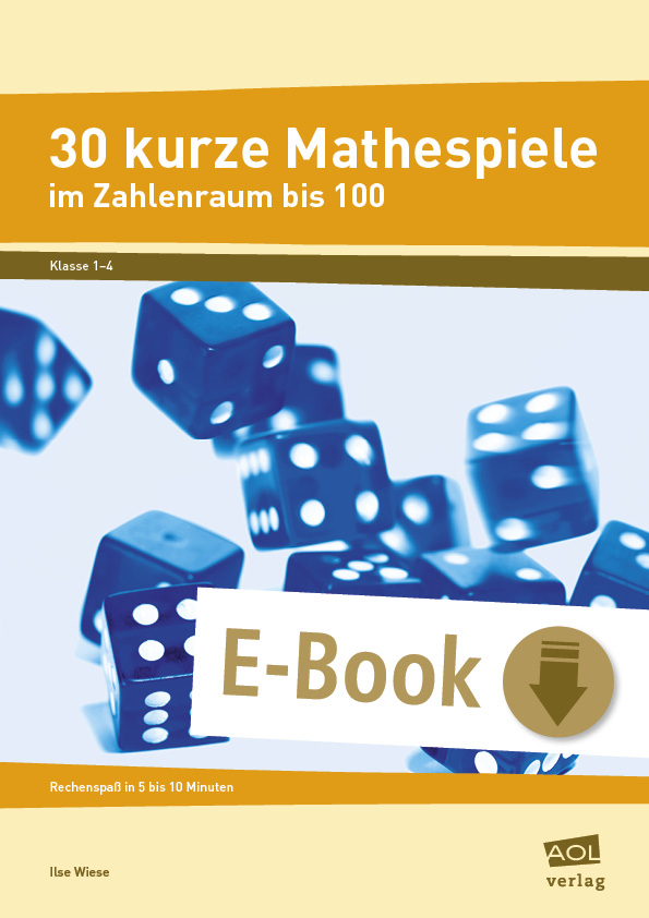 30 kurze Mathespiele - Ilse Wiese - E-Book