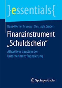 Finanzinstrument „Schuldschein“ - Hans-Werner Grunow - E-Book
