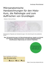 Mikroanatomische Handzeichnungen für den Histo-Kurs, die Pathologie und zum Auffrischen von Grundlagen - Andreas Rheinländer - E-Book