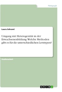 Umgang mit Heterogenität in der Erwachsenenbildung. Welche Methoden gibt es für die unterschiedlichen Lerntypen? - Laura Schraml - E-Book