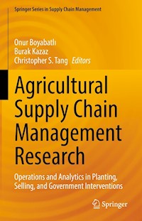 Agricultural Supply Chain Management Research -  - E-Book