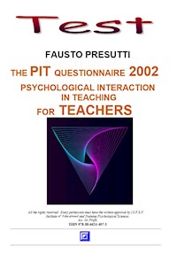 The PIT Questionnarie 2002 for Teachers - Fausto Presutti - E-Book