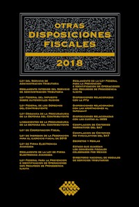 Otras disposiciones fiscales 2018 - José Pérez Chávez - kostenlos E-Book