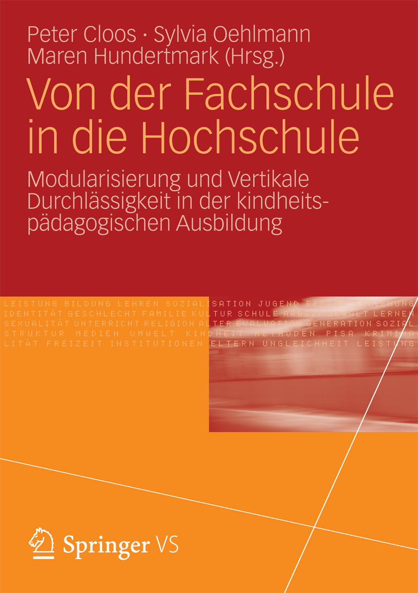 Von der Fachschule in die Hochschule -  - E-Book