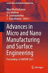 Advances in Micro and Nano Manufacturing and Surface Engineering -  - E-Book