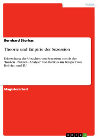 Theorie und Empirie der Sezession - Bernhard Storhas - E-Book