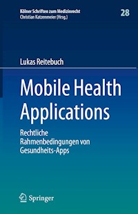 Mobile Health Applications - Lukas Reitebuch - E-Book