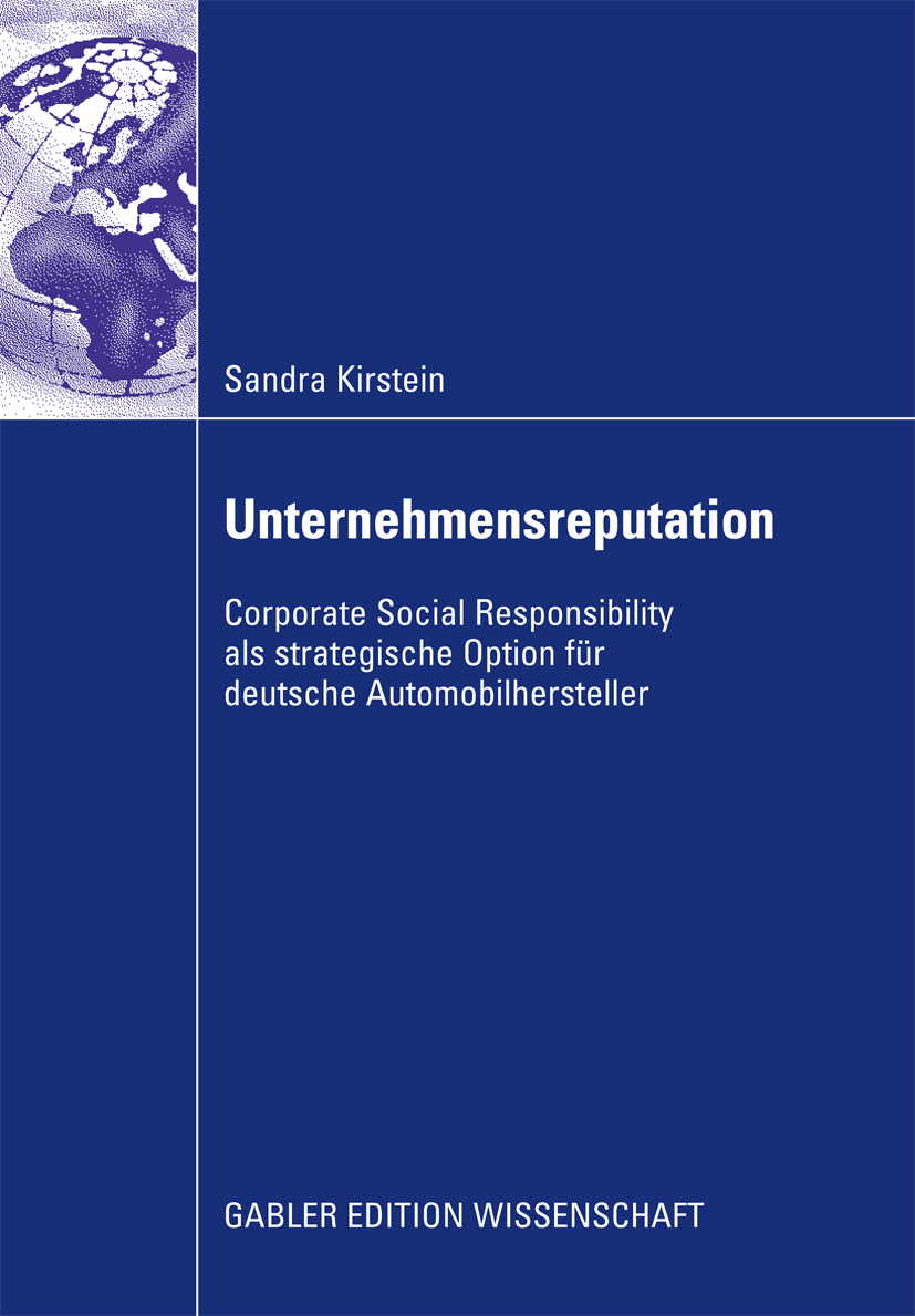 Unternehmensreputation - Sandra Kirstein - E-Book