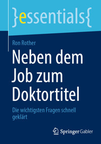 Neben dem Job zum Doktortitel - Ron Rother - E-Book