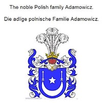 The noble Polish family Adamowicz. Die adlige polnische Familie Adamowicz. - Werner Zurek - E-Book