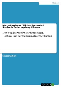 Der Weg ins Web: Wie Printmedien, Hörfunk und Fernsehen ins Internet kamen - Martin Payrhuber - E-Book