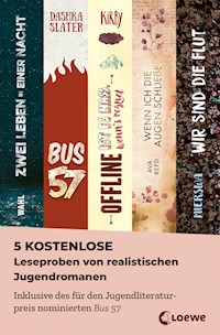 5 kostenlose Leseproben von realistischen Jugendromanen -  - kostenlos E-Book