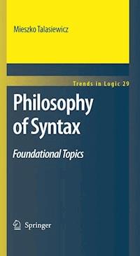 Philosophy of Syntax - Mieszko Talasiewicz - E-Book