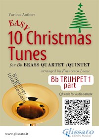 Bb Trumpet 1 part of "10 Easy Christmas Tunes" for brass quartet/quintet - Christmas Carols - E-Book