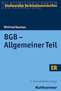 BGB - Allgemeiner Teil - Winfried Boecken - E-Book