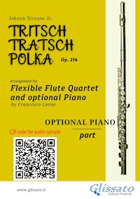 Piano part of "Tritsch-Tratsch-Polka" Flute Quartet sheet music - Johann Strauss Junior - E-Book